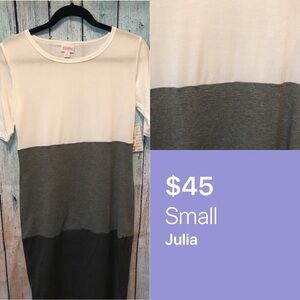 LuLaRoe Julia Dress size small
